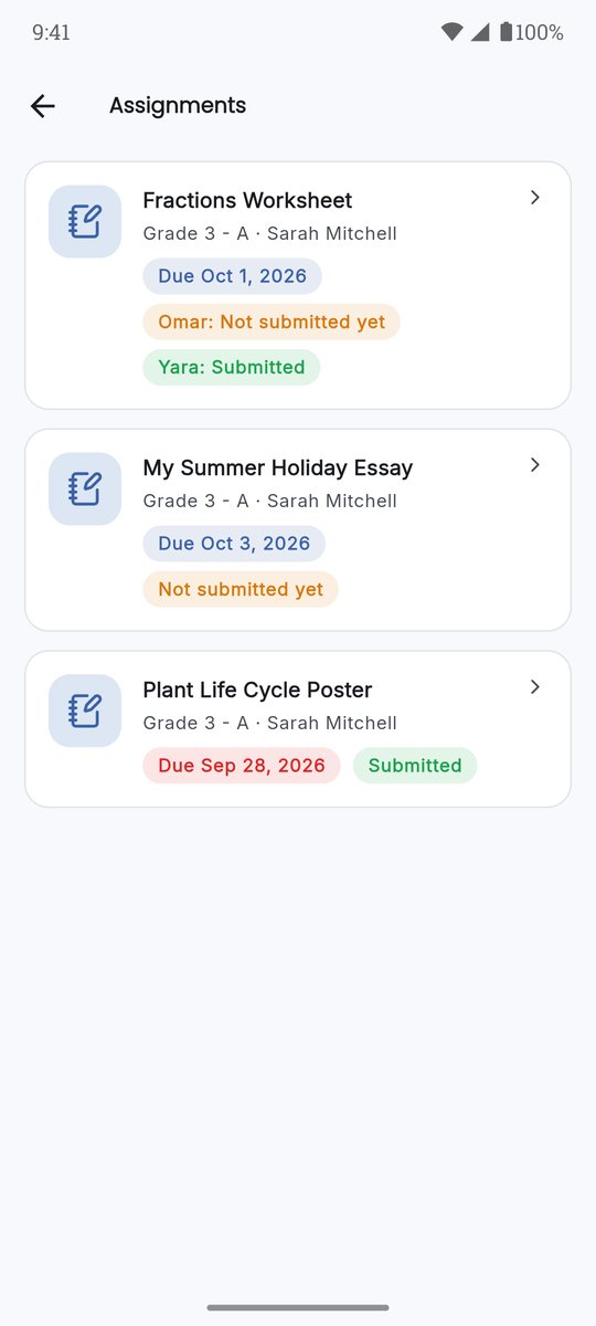 Assignments