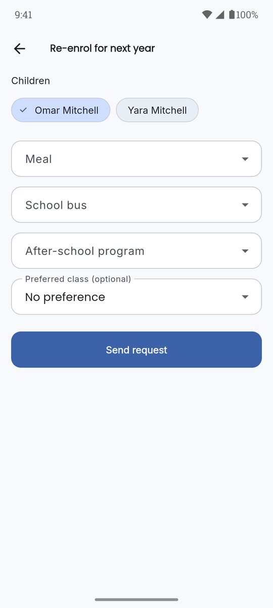 Re-enrolment