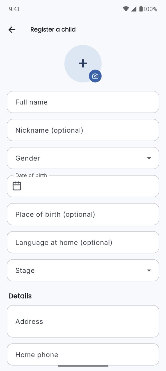 Register a child