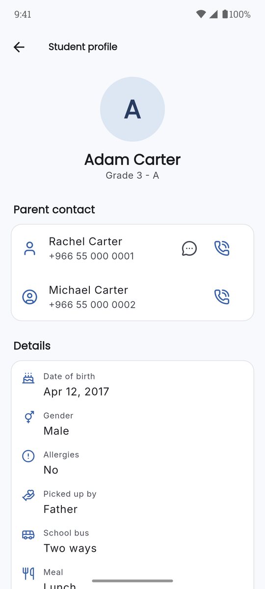 Student profile