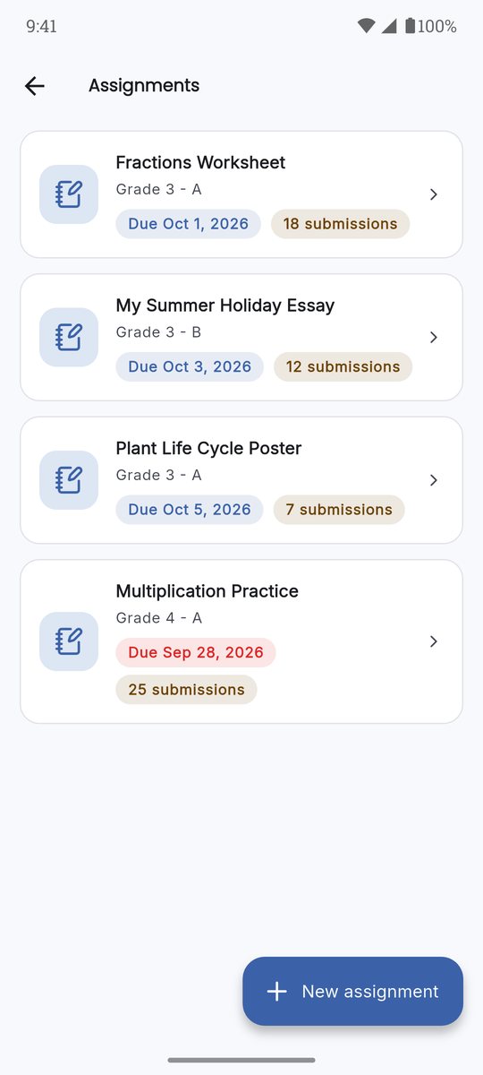 Assignments