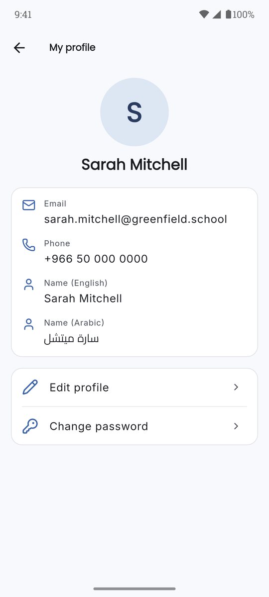 My profile